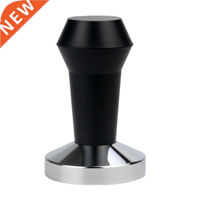 51MM Espresso Coffee Tamper Black Stainless Steel ABS Handle