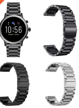 Stainless Steel Watchstrap For Fossil Gen 5 Band Replacement