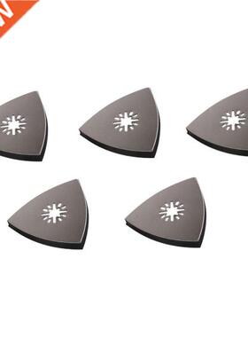 5 Pcs Triangular Black Sanding Disc Oscillating Multi-tool H