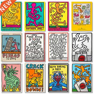 Keith Art Exhibition Pictures Poster Pisa Abstract Print Vin