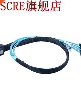 Mini SAS 4i SFF-8087 36P 36-Pin Male to 4 SATA 7-Pin Splitte