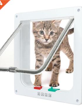 ABS Plastic Small Pet Gate Door Kit Cat Dogs Flap Doors Dog