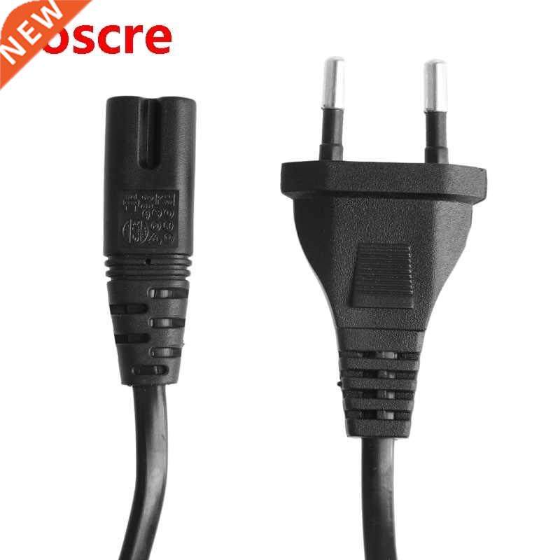 Short C7 To EU European 2-Pin Plug AC Power Cable Lead Cord