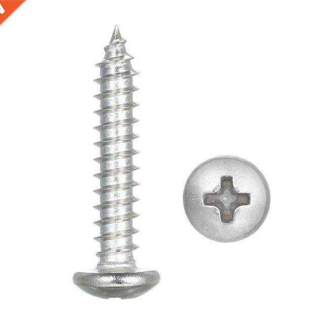 5pcs*Tapping Screw A2 DIN7981 #10 4.8mm*13mm/20/25/30/38/50m