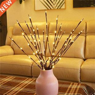 Lamp Fil LED Vase Tall Natural Lights Branch Willow Bulbs
