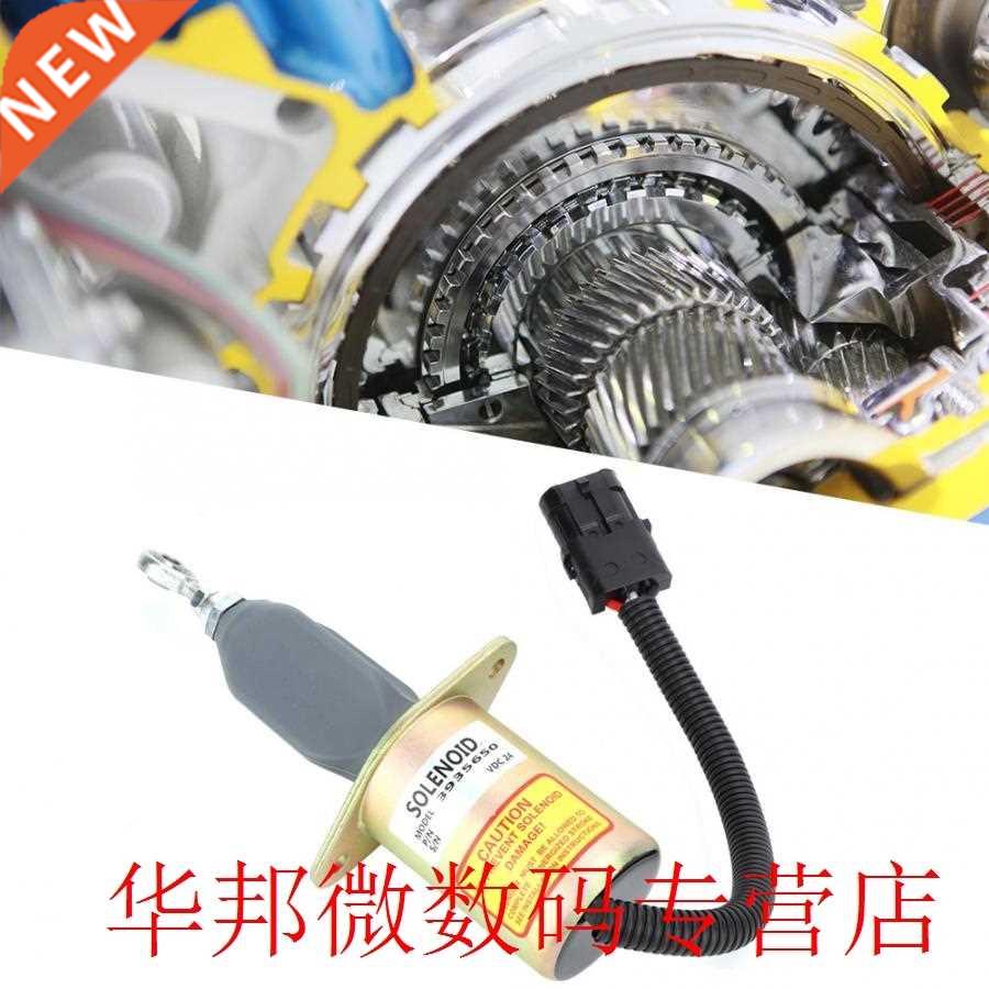 24V Engine Shut off Stop Solenoid Valve Replacement Kit Fit