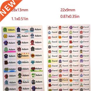 Sticker Cute Cartoon Boy Waterproof Name Robot Person Custom