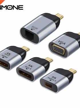 4K USB Type C To HDMI Adapter Male To Female VGA DP 8K Cabl