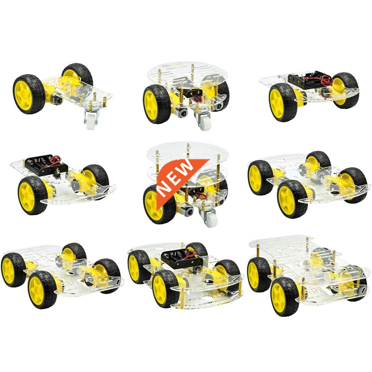 DIY Avoidance tracking Motor Smart Robot Car Chassis Kit Spe