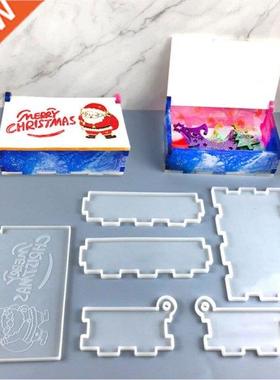 Christmas Storage Box Silicone Resin Mold Epoxy Crafts Makin
