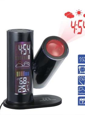 Digital Alarm Clock Desktop Clock With Projector Time Projec