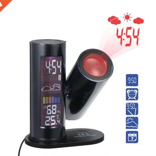 Digital Alarm Clock Desktop Clock With Projector Time Projec