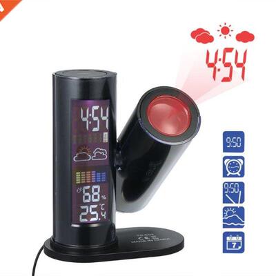 Digital Alarm Clock Desktop Clock With Projector Time Projec