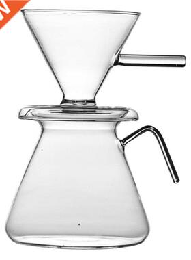600ml Pour Over Coffee Maker Glass Hand Drip Coffee Pot for