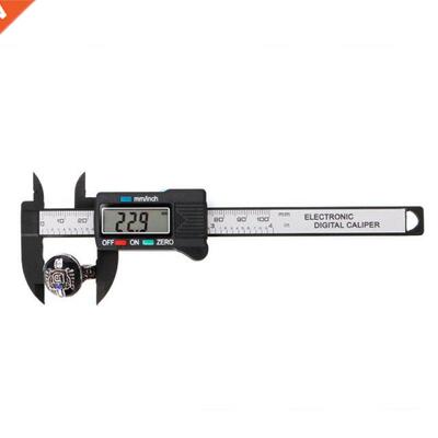 100mm LCD Dgtal Electronc Carbon Fber Verner Calper Ga