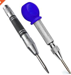 2Pcs Automatic Center Punch Center Hole Punch Set For Wood,