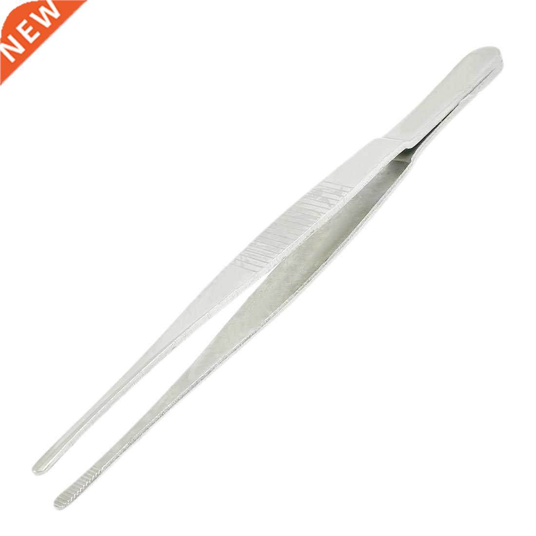 5" long round tip tweezers