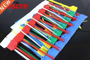 Plastic tag tied sign tie mark 120m cable