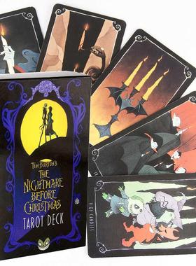 The Nightmare Before Christ mas Tarot Deck and Guidebook 78