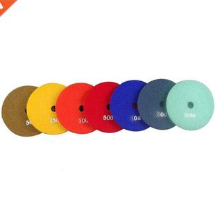 Pads Polishing Inch Grindi 7Pcs Wet Diamond