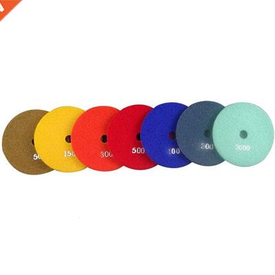 7Pcs Damond Polshng Pads 5 nch Wet Polshng Pads Grnd