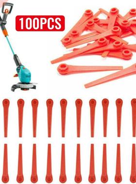 100pcs Trimmer Bles Plastic Replacement Bles For Grass T