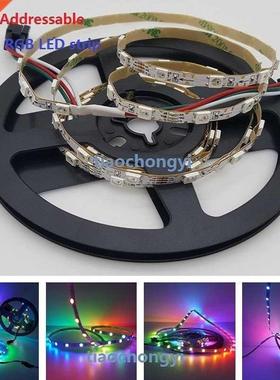 1M S type Addressable WS2812 SK6812 RGB LED pixel strip bend
