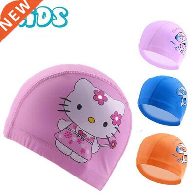 Sanrio Swimming Cap kitty Waterproof Swim Caps for Children
