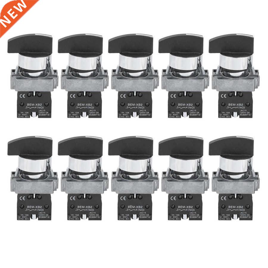 10Pcs Rotary Switch Normally Closed Power Control Elements A