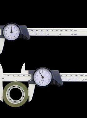 1pc 150mm 6nch Dal Calper Plastc Verner Calper 4Way Ga