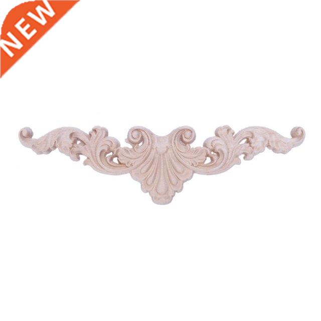 Wood Carved Corner Onlay Applique Frame Decor Furniture Craf