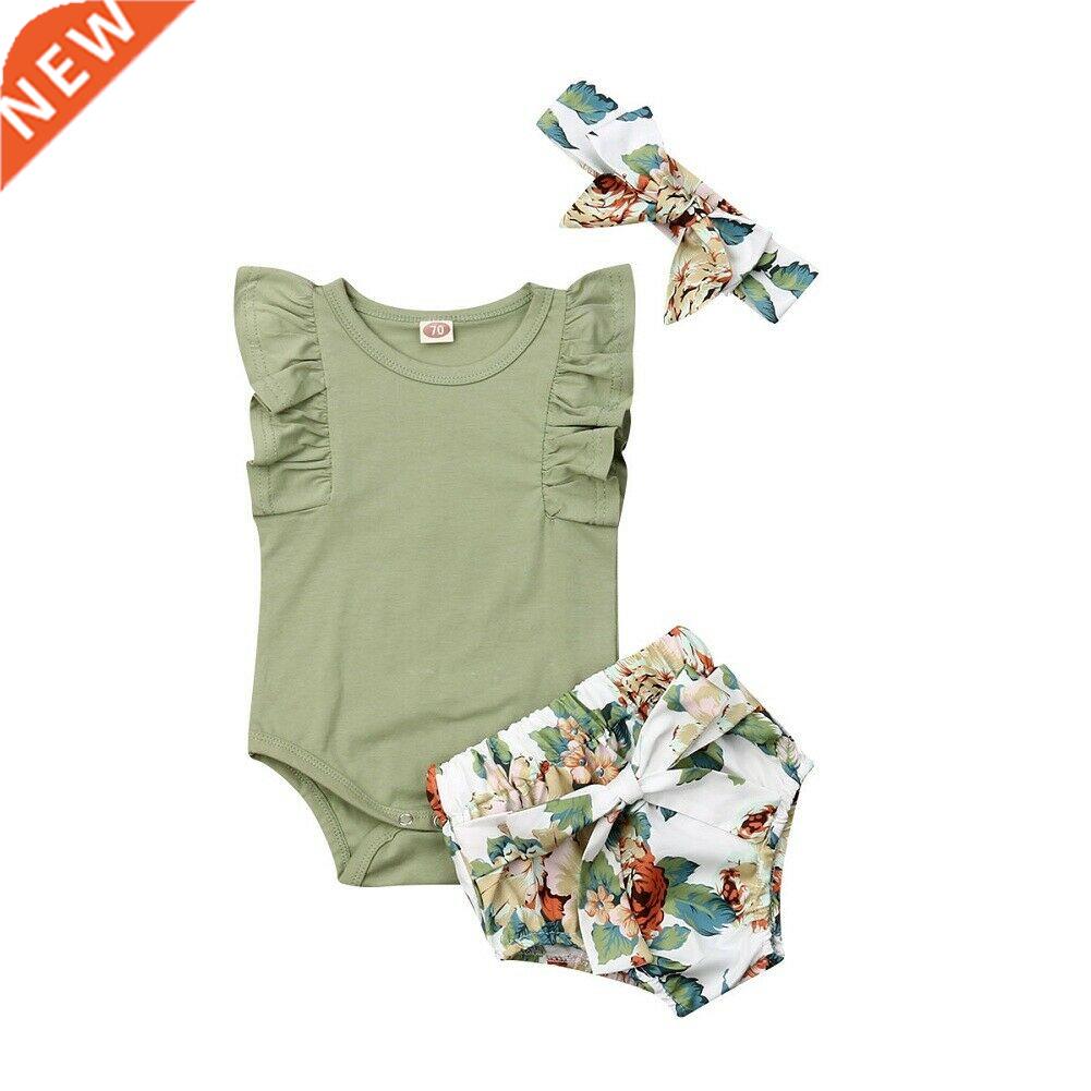 Citgeett Suer Newborn Infant Baby Girls Clothes Ruffle Sle