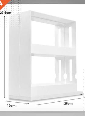 Kitchen Spice Organizer Rack Multi-Function Rotating Storage