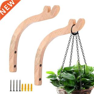 Hooks For Wall Pack Han Wooden Plant Baskets Hanging