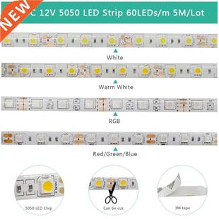 White 5050 Tape 12v Rgb Strip 2835 Light Waterproof Led