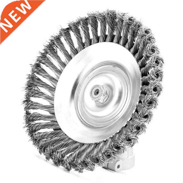 Steel Wire Wheel Garden Weed Brush Lawn Mower Grass Eater Tr