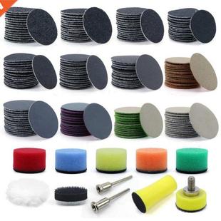 Loop Sandng Sandpaper Dry Wet And Hook Dscs 1nch 191PCS