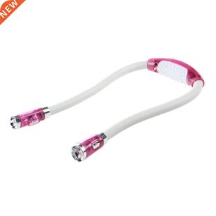 Huglight Neck Modes Pink Light Book Reading Flex LED