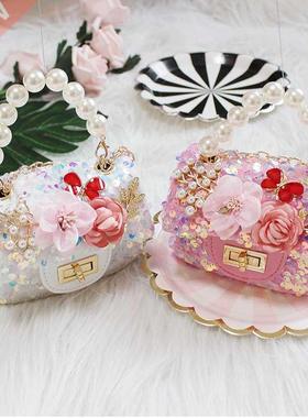 Children's Mini Handbags Tote Cute Girls Princess Messenger
