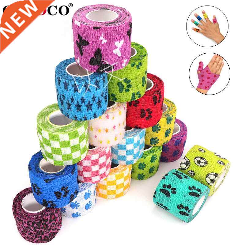 1 Pcs Printed Medical Self Adhesive Elastic Bandage 4.5m Col
