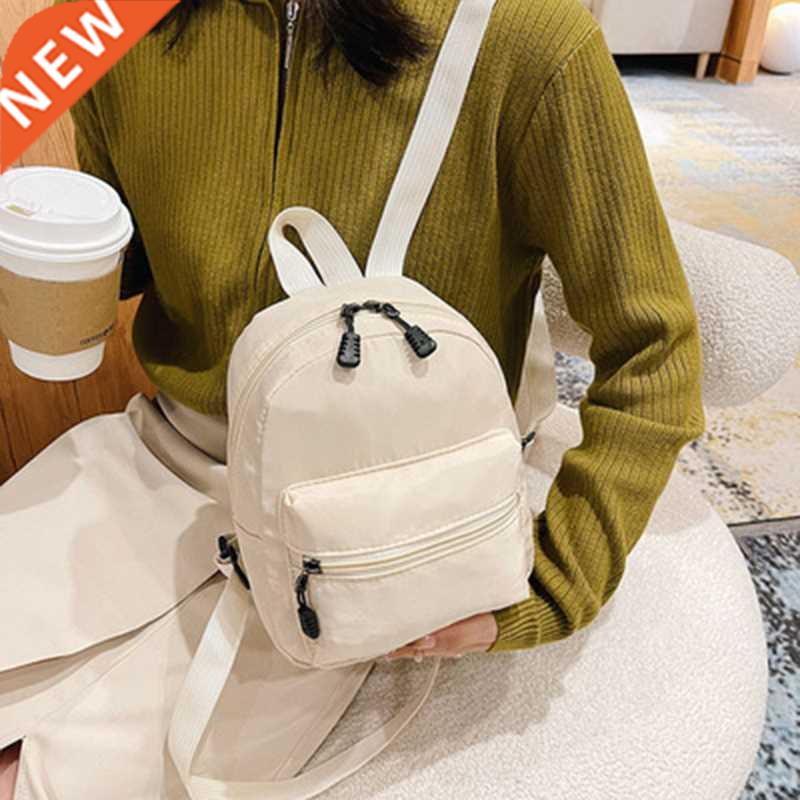 Mini Women's Backpacks 2022 rend Nylon Female Bag Small Scho