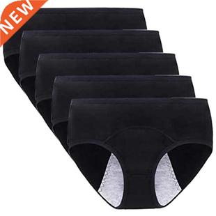 Panties Women Period Pcs Brief Proof Menstrual Leak Cotton
