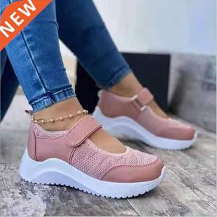 Women Wedge 2021 breathable Sneakers mesh Shoes