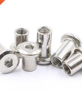 Large Flat Hex Hexagon Socket Head Splint Nut Furniture Rive