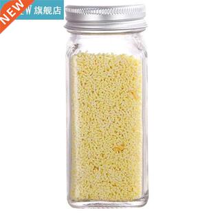 1pc Transparent Seasoning Bottle Reusable Clear Glas