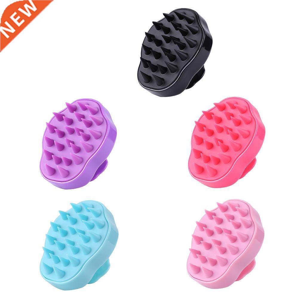 silicone scalp shampoo massage brush washing shower head bod