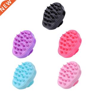 Massage Brush Washing Silicone Head Shampoo Shower Bod Scalp