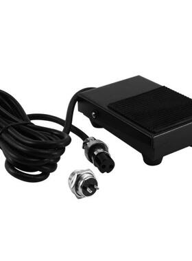 Hand Metal Foot Pedal Swtch 1.8 Meters Cable 2 Pns Connect