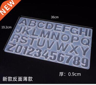 Epoxy resin mold alphabet letter numbers silicone mould Kit