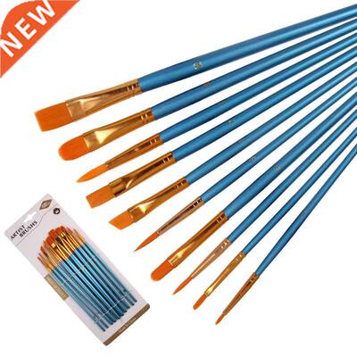 10 Pcs Pearlescent Blue Rod Nylon Hair Multifunctional Sketc